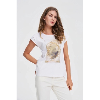 Moodo Дамска тениска Moodo - бяла Moodo | Byal | ЖЕНИ | XS