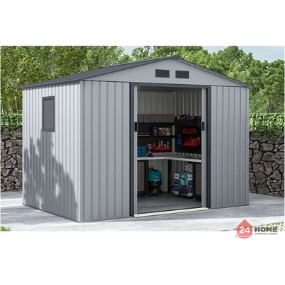 Sunny Градинска барака за инструменти SUNNY Hudson, Светло сива 191x277 см