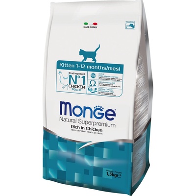 Monge Natural Superpremium Kitten 3 x 1,5 kg