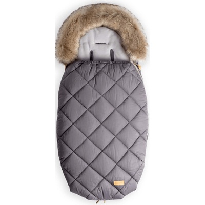 BEZTROSKA s kožušinou 100 cm sivý