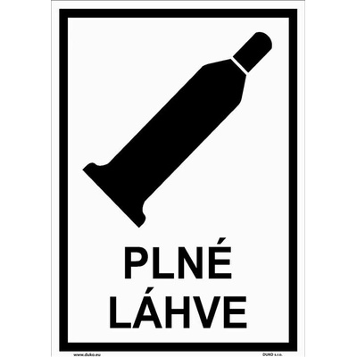 DUKO PLNÉ LÁHVE Formát: 210 x 297 mm, Materiál: samolepící vinylová fólie