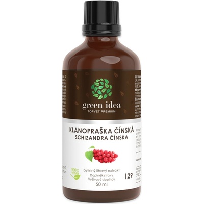 Green idea Schizandra tinktúra kvapky Adaptogén únava pečeň 50 ml