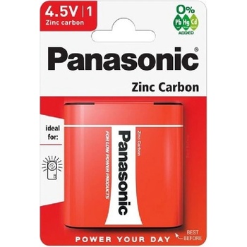 Image 1 of Panasonic Батерия цинкова Panasonic 3R12RZ/1BP, 3R12, 4.5V, 1бр (3R12RZ/1BP)