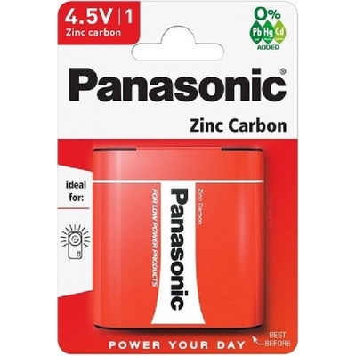 Panasonic Батерия цинкова Panasonic 3R12RZ/1BP, 3R12, 4.5V, 1бр (3R12RZ/1BP)