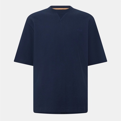 Boss Тениска Boss Men's Te Waffle T-Shirt - Dark Blue