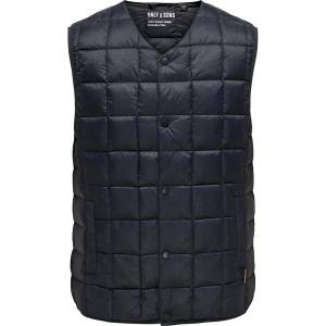 Only & sons Потник Only & sons Gavin Light vest - Blue (Dark Navy)