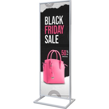 Jansen Display Plakátový stojan Decor s klaprámem 2 x A1