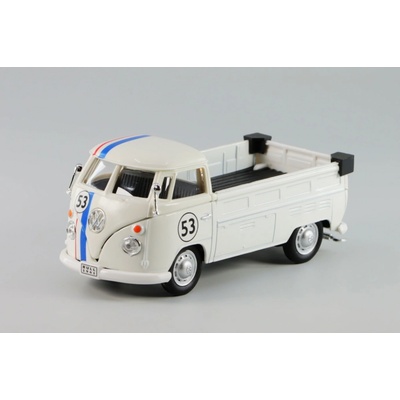 Cararama Volkswagen T1 #53 Pick up bílá 1950 1:43