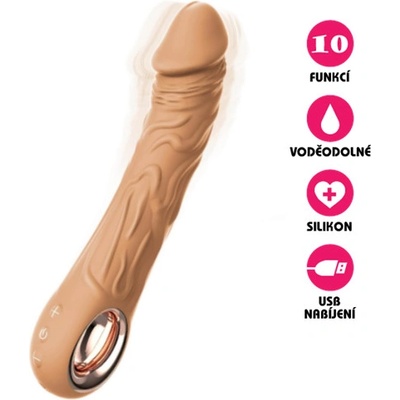 VšeNaSex.cz Silikonový Milly Penis Shape Vibe