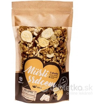 Topnatur Müsli srdcem trio čoko&banán 250 g