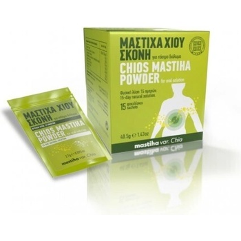 PharmaQ Хранителна добавка при киселини Mastiha сашета, Chios Mastiha Powder for Oral Solution 15 sachets (40.5g)