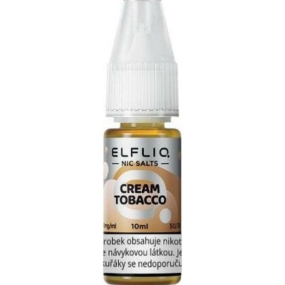 Elf Bar Vape ELF BAR ELFLIQ Cream Tobacco 10 ml 20 mg