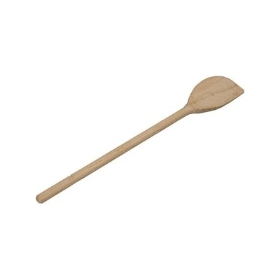 vařečka oválná s rohem 30cm dřev.