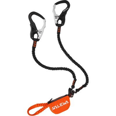 Salewa Комплект за виа ферата Salewa Ergo Tex Via ferrata set - Black / Orange - размер One Size (338-0292-0111)