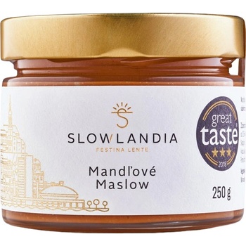 SLOWLANDIA Mandľové máslow 350 g