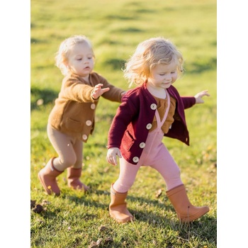 Detské pančuchy na traky JAPI ružová