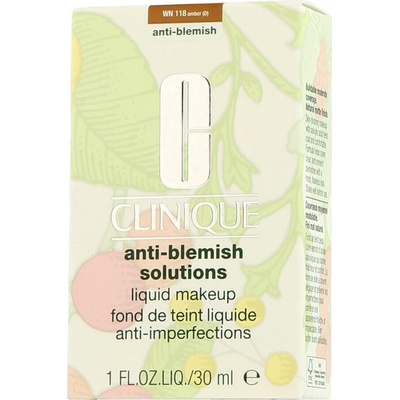 Clinique Anti-Blemish Solutions Liquid make-up krycí make-up pro mastnou pleť se sklonem k akné WN 118 Amber 30 ml