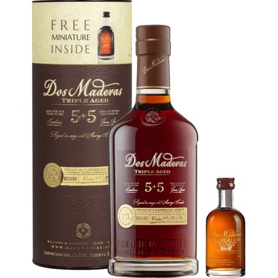 Dos Maderas PX 5+5 a Dos Maderas Selección Mini 40% 0,75 l (tuba)
