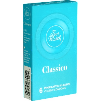 ostatní Love Match Single: Classico, 6 classic condoms