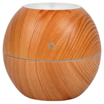 LTC zvlhčovač vzduchu 4 farby osvetlené 130 ml svetlé drevo
