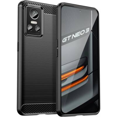 HQWear Кейс HQWear Carbon Case за Realme GT Neo 3, гъвкав, черен (9145576267646)