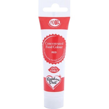 Rainbow Dust ProGel Koncentrovaná potravinárska farba Červená 25 g