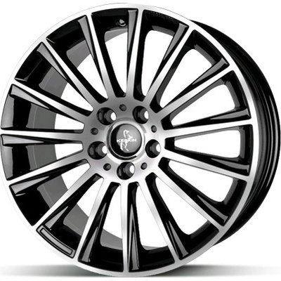 Keskin KT18 10x22 5x112 ET50 black polished