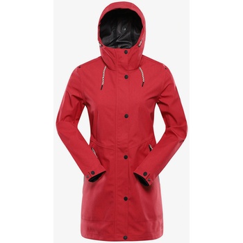 Alpine Pro Червен дамски непромокаем шлифер с мембрана ptx Alpine Pro PERFETA ALPINE PRO | Cherven | ЖЕНИ | M/L