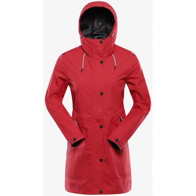 Alpine Pro Червен дамски непромокаем шлифер с мембрана ptx Alpine Pro PERFETA ALPINE PRO | Cherven | ЖЕНИ | M/L