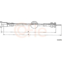 Hřídel tachometru COFLE 92.S21041 (92S21041)