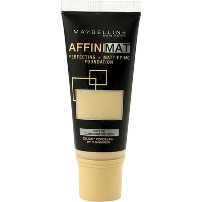 Maybelline Sjednocující make-up s HD pigmenty Affinitone Hydrating Tone-One-Tone Foundation 02 Light Porcelain 30 ml