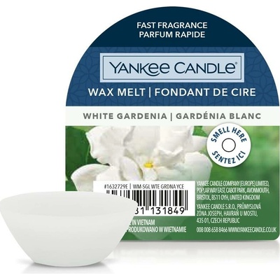 Yankee Candle White Gardenia vonný vosk do aromalampy 22 g