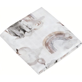 Sensillo Муселинова пелена Sensillo - Слончета, 120 х 120 cm (SILLO-08652)