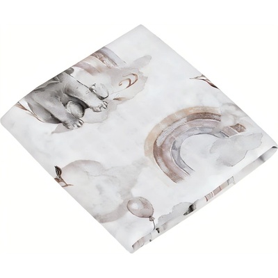 Sensillo Муселинова пелена Sensillo - Слончета, 120 х 120 cm (SILLO-08652)