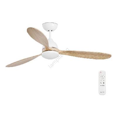 Faro 33524 - led Вентилатор за таван poros led/15w/230v бял/кафяв (fa33524)