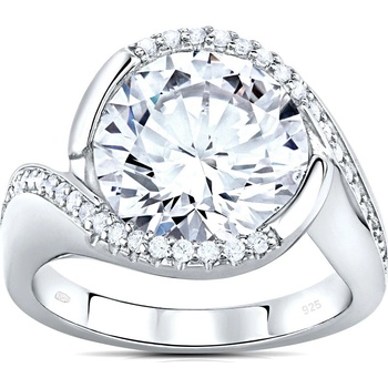SILVEGO strieborný prsteň EXTRAVAGANZA so Swarovski Crystals JJJMR0362
