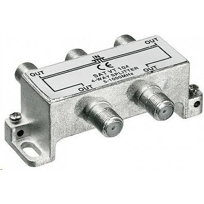 Goobay anténny splitter 4-zásuvkový - Splitter pre CATV 5 MHz - 1000 MHz