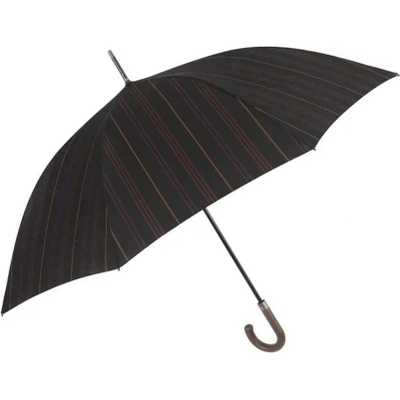 Мъжки автоматичен голф чадър Perletti Technology 21709, Кафяв/Райе