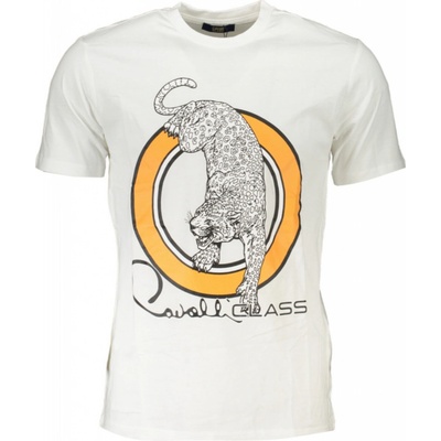 Cavalli Class Leopard White tričko bílá