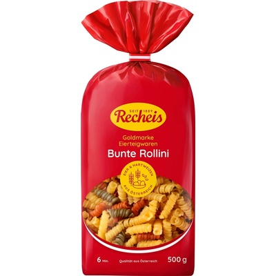 Recheis Goldmarke těstoviny barevné Rollini 0,5 kg