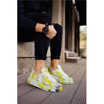 Chekich Унисекс обувки с връзки CH255 - Жълто-Бели #359414 (359414_Жълт)