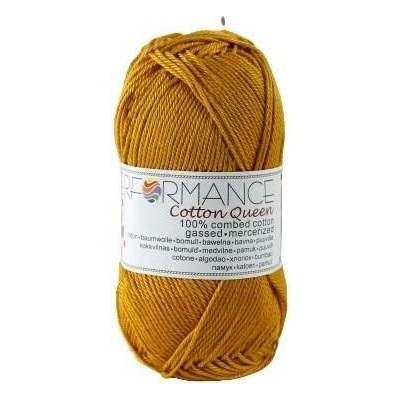 Performance Bavlněná příze Cotton Queen 190 - žlutá 50g 125m