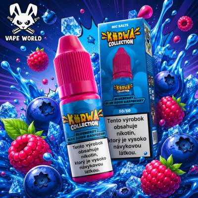 Kurwa Collection Blueberry Blue Sour Raspberry 10 ml 20 mg