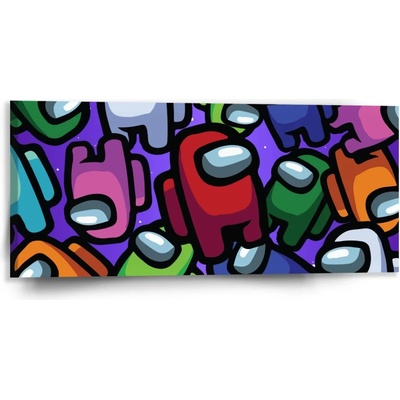 Sablio Obraz AMONG US Levitujúci - 110x50 cm