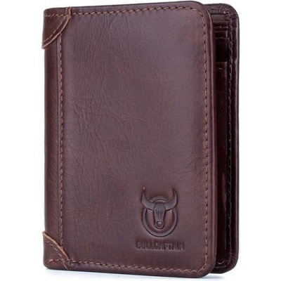 Bullcaptain elegantní kožená peněženka Gerold Hnědá BULLCAPTAIN QB031Vs4