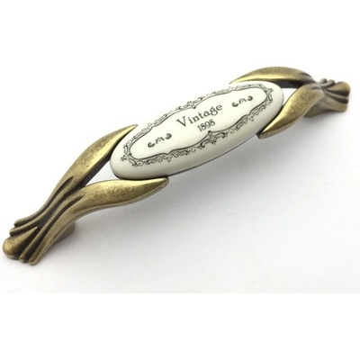 Tulip VINTAGE staromosaz/porcelán s motívom 96 mm