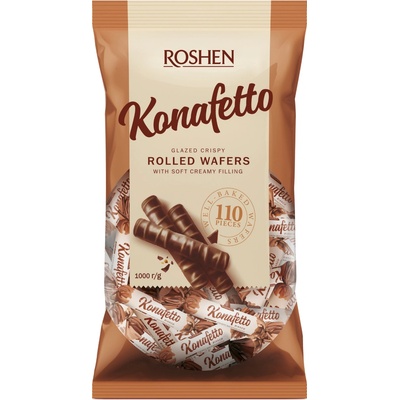 Roshen Konafetto Bianco Rolky v Poleve 1 kg