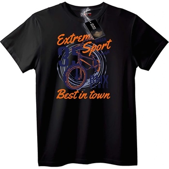 NOONEBRAND Тениска Екстремно BMX Спорт - L, Black