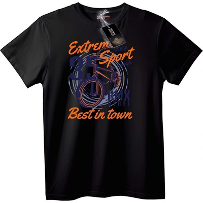 NOONEBRAND Тениска Екстремно BMX Спорт - L, Black