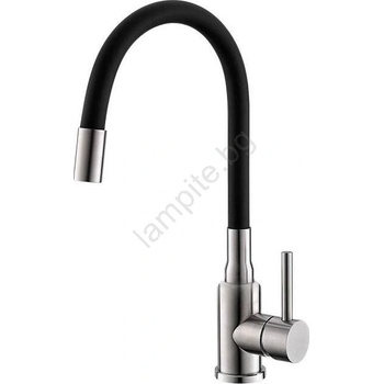 Alveus 1144432 - Кран за мивка с гъвкаво рамо mintas 34 см месинг/черен (av0118)